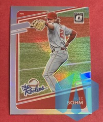 2021 Panini Donruss Optic Alec Bohm Silver The Rookies RC Phillies #TR7